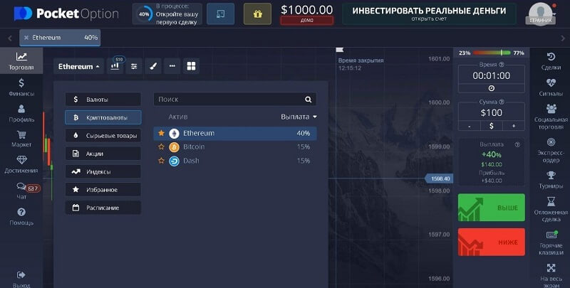 Вход Pocket Option Простота и Надежность для Трейдеров